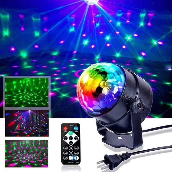 Projetor Luz de Led Bola Giratória Party Light Home