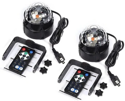 Projetor Luz de Led Bola Giratória Party Light Home