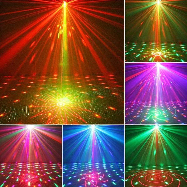 Projetor Luz de Led Bola Giratória Party Light Home