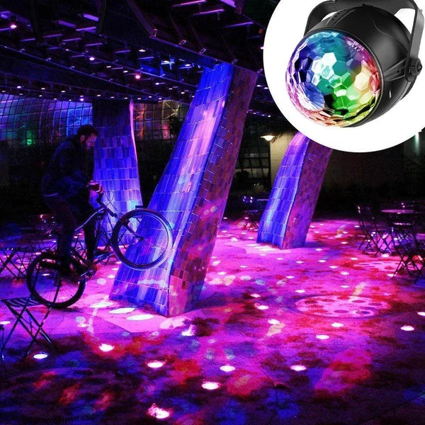 Projetor Luz de Led Bola Giratória Party Light Home