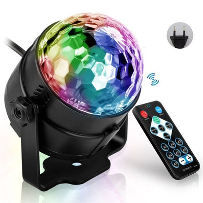 Projetor Luz de Led Bola Giratória Party Light Home