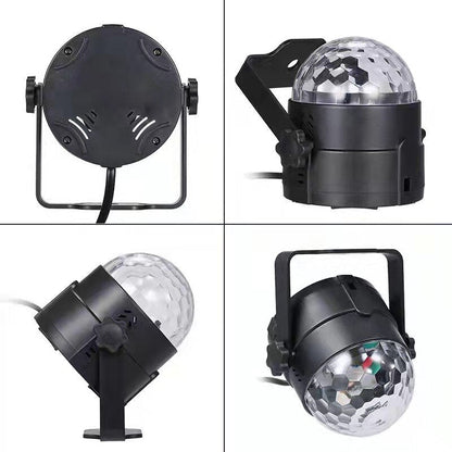Projetor Luz de Led Bola Giratória Party Light Home