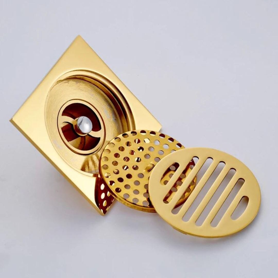 Ralo de Passagem Inteligente Gold Brilhance 10cm YuDome 