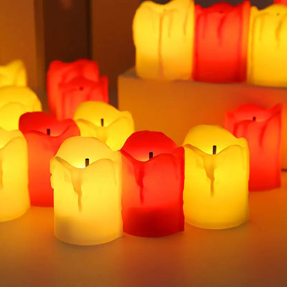 Vela de Led Eletrônica Conjunto Luz Romantic