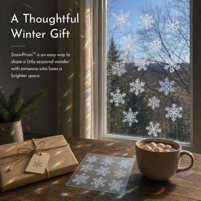 SnowPrism™ Suncatcher Window Stickers