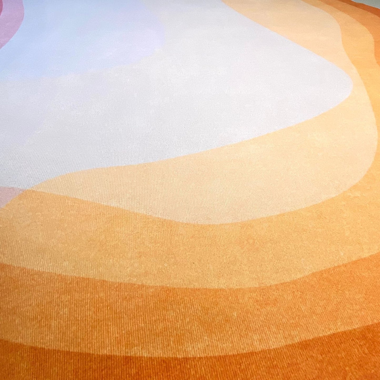 Tapete Decorativo Orgânico Abstrato Irregular para Sala - Warm Tones Tapete - 0031 Conceito 