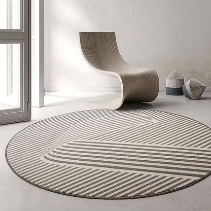 Tapete Decorativo Orgânico Redondo - Trace Tapete - 0038 Conceito 120cm 