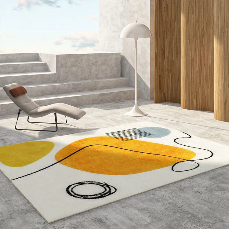Tapete Decorativo Orgânico Retangular - Mix Colors Conceito 80x120cm 
