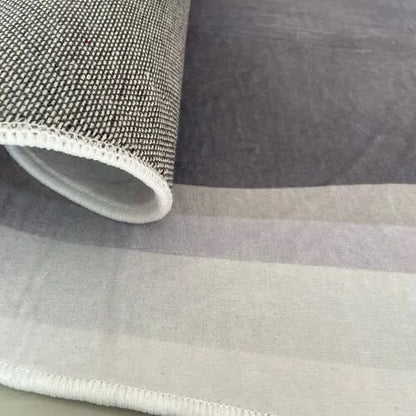 Tapete Orgânico Abstrato Irregular Monochrome Gray para Sala Quarto ### Conceito 