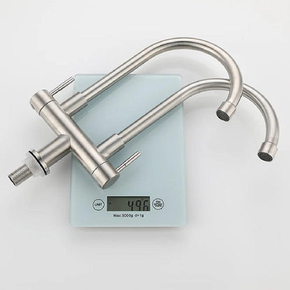 Torneira Dupla Fênix de Cozinha Curva 360° ### Conceito 