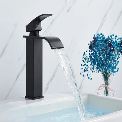 Torneira Monocomando Cascata Slim 27cm - Aço inoxidável e Água Quente e Fria TorneiraLavabo - 0020 Conceito 