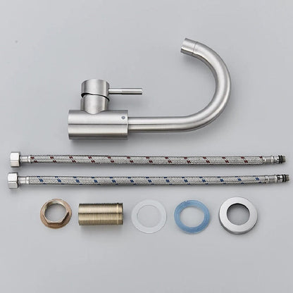 Torneira Monocomando Curvel - Quente e Fria com Giro de 360° Lavabo - 0002 Conceito 