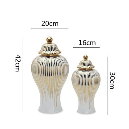 Vaso de Luxo Banhado a Ouro Liz Vaso - 0007 Conceito 