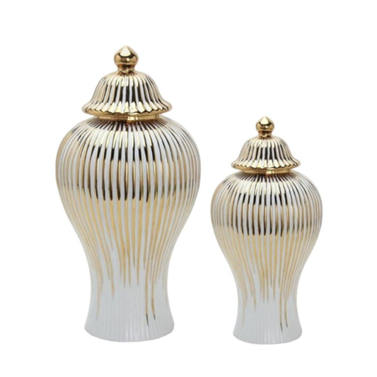 Vaso de Luxo Banhado a Ouro Liz Vaso - 0007 Conceito 