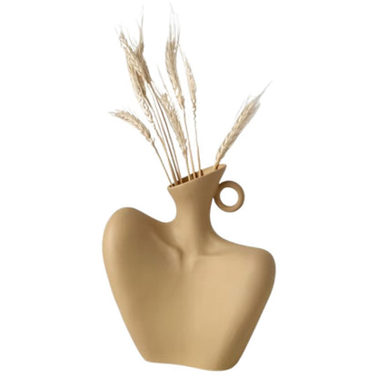 Vaso Decorativo em Cerâmica Boho Girl (21x18,5cm) Conceito 