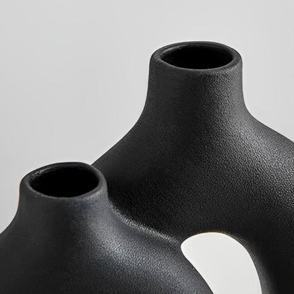 Vaso Duplo Toils Boho de Cerâmica YuDome 