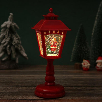 Luminária Natalina Led Lanterna com Efeito Neve – Swanlight