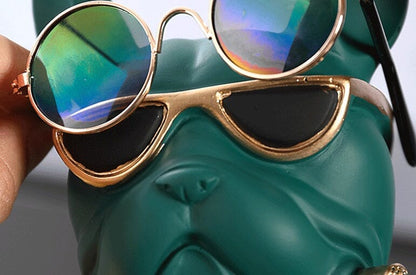 Escultura Bulldog Francês Mordomo Divertido Conceito 