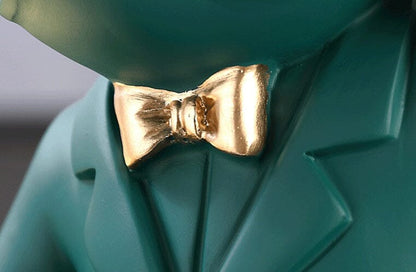 Escultura Bulldog Francês Mordomo Divertido Conceito 