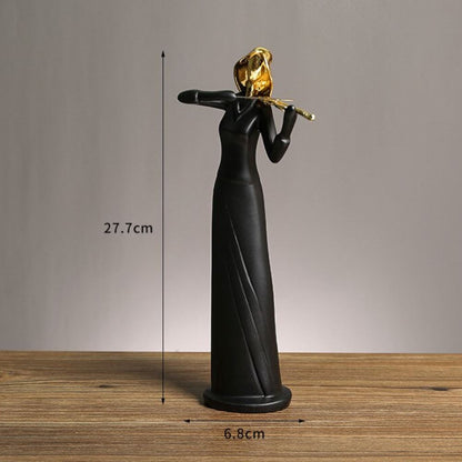 Escultura Cia Musical Conceito Violinista 