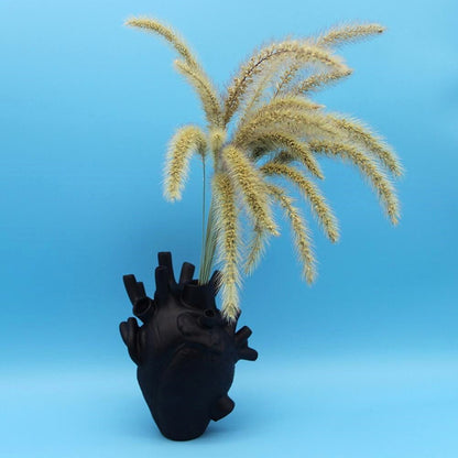 Escultura Coração de Vaso em Resina resina Conceito 