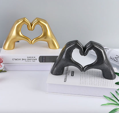 Escultura de Coração - In Love resina Conceito 