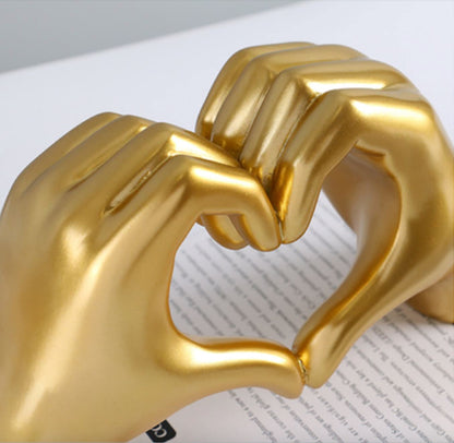 Escultura de Coração - In Love resina Conceito 