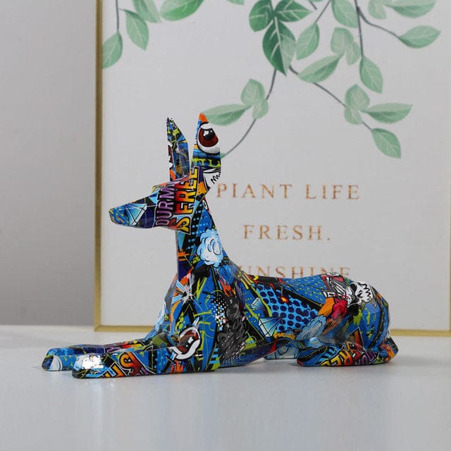 Escultura Doberman Street & Colors projeto-150 Street 2 