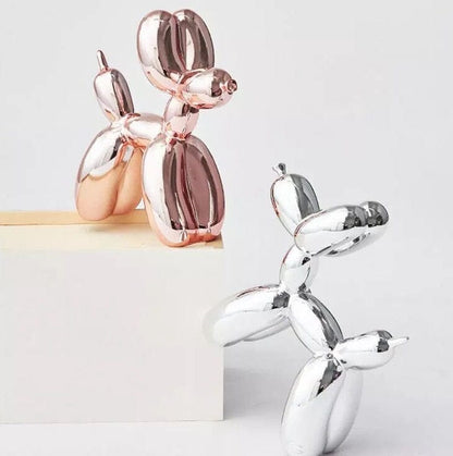 Escultura Doggy Balloon Mini 10x10cm resina Conceito 