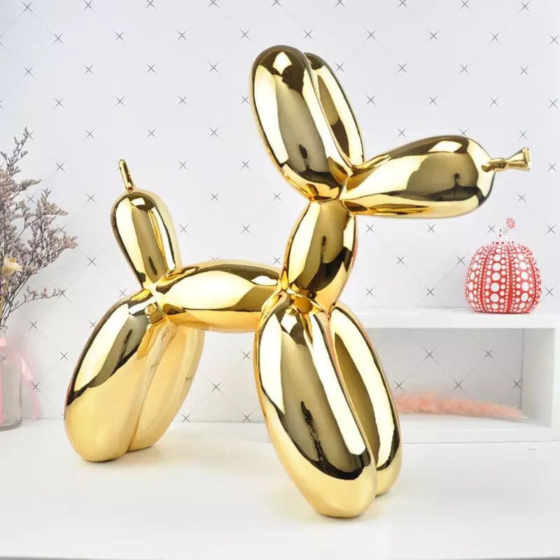 Escultura Doggy Balloon Mini 10x10cm resina Conceito 