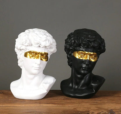 Escultura Grega - David Michelangelo resina Conceito 