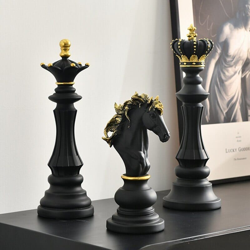 Esculturas Peças de Xadrez (KIt 6 Pçs) Conceito 
