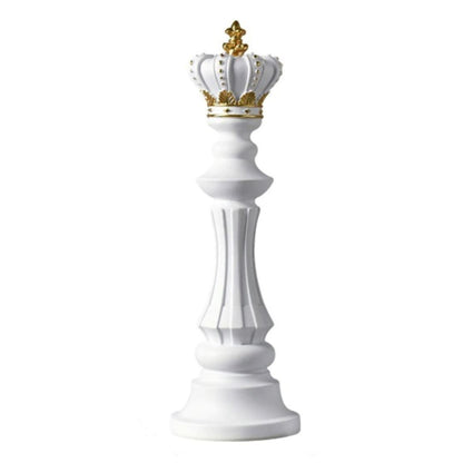 Esculturas Peças de Xadrez (KIt 6 Pçs) Conceito Rei Branco 