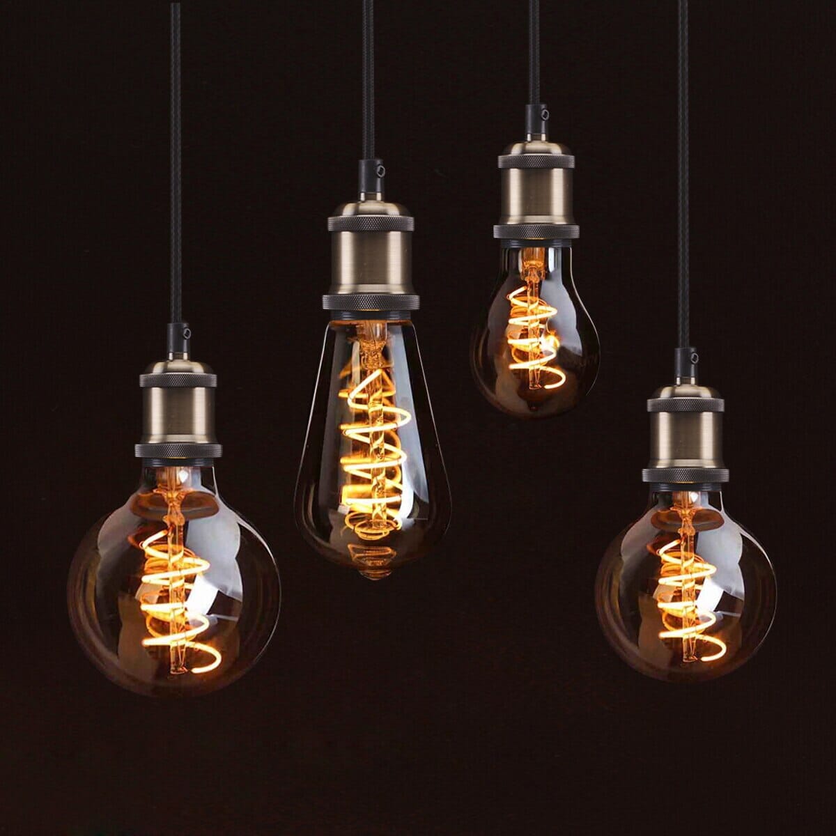 Lâmpadas Vintage Retrô luzes Conceito 