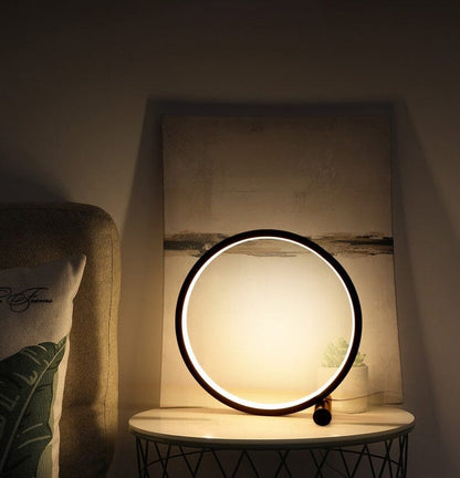 Luminária de Mesa Circular Touch LED Conceito 