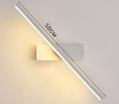 Luminária de Parede 330° Ajustável luzes Conceito Branco 50cm 
