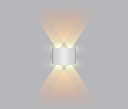 Luminária de Parede 4 Feixes de Luz luzes projeto-150 Branco 2 feixes de luz 