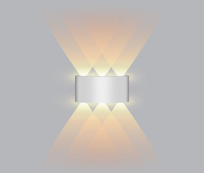 Luminária de Parede 4 Feixes de Luz luzes projeto-150 Branco 3 feixes de luz 