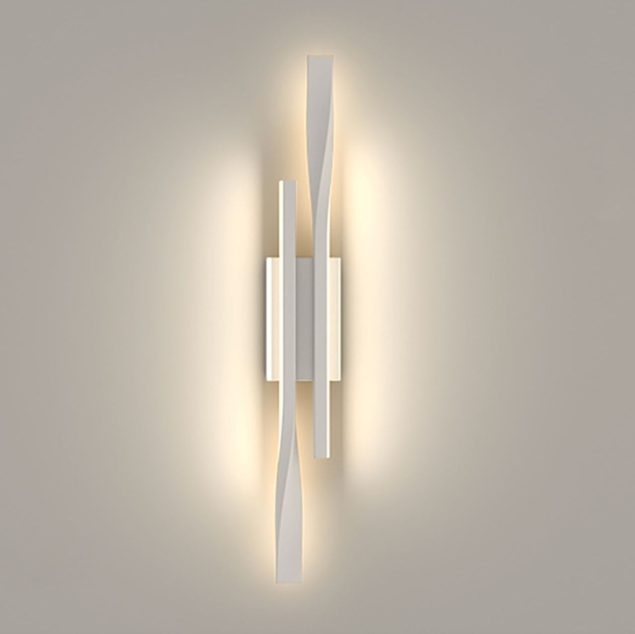 Luminária de Parede Paralelas Vertical luzes projeto-150 Branco 01 Unidade Branco quente
