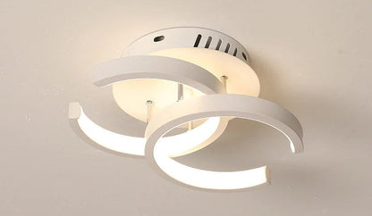 Luminária de Teto Plafon Horus em Led luzes Conceito Branco Fria 