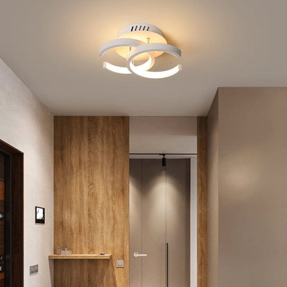 Luminária de Teto Plafon Horus em Led luzes Conceito Branco Quente 