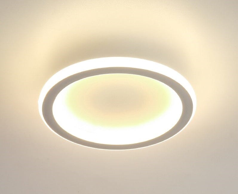 Luminária de Teto Plafon Solari luzes Conceito Branco Circular 