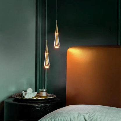 Lustre Pendente de Luxo Crystals Light Conceito Duplo 