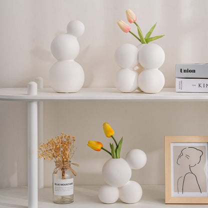 Vasos Cilíndricos em Formas Conceito 