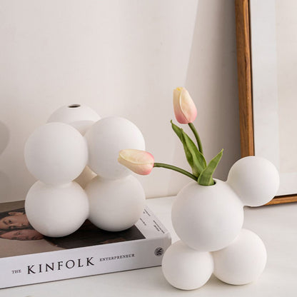 Vasos Cilíndricos em Formas Conceito 